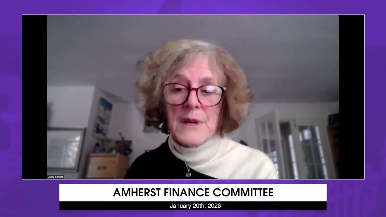 Amherst Finance Committee January 20th, 2026