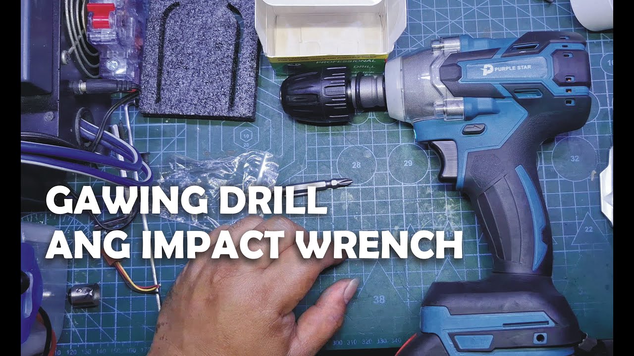Impact Wrench to Cordless Drill Conversion