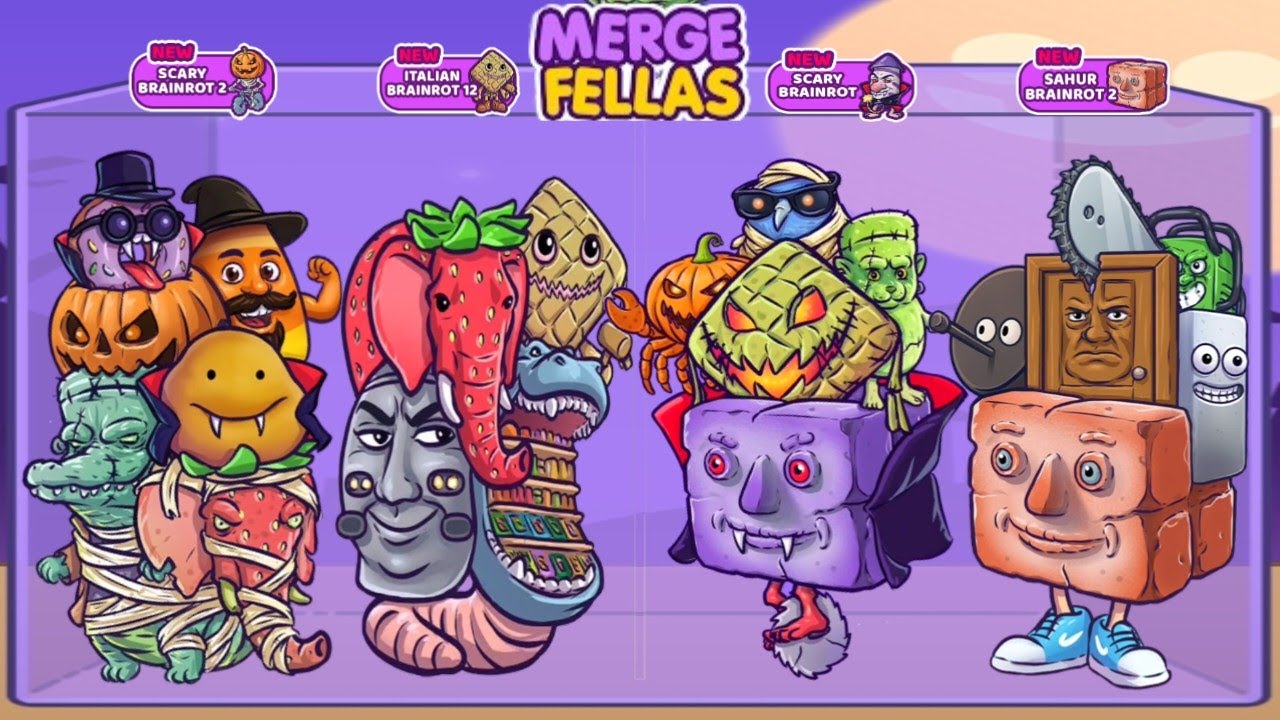 Merge Fellas Boss + Boss SCARY BRAINROT 1,2 BRAINROT 12 & SAHUR BRAINROT ⁉️ MERGE ANOMALY NEW UPDATE
