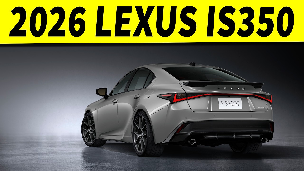 2026 Lexus IS 350 Official REVEAL // Bye Spindle Grille, Hello NEW Interior