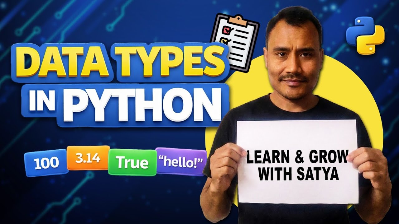 Data Types in Python | Python for Beginners