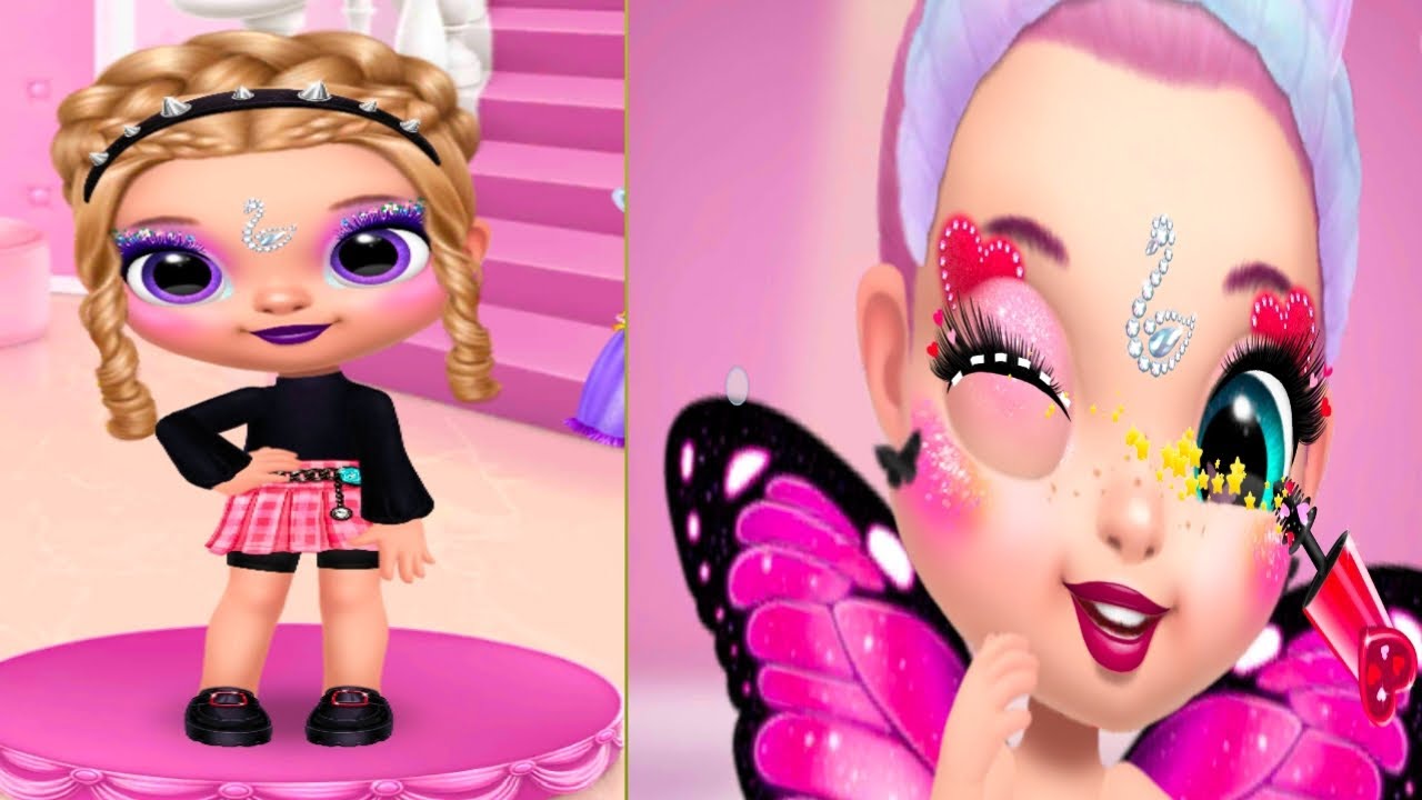 Princesses 👑 enchanted castle game 🎯 dressing up 👗 makeup 💄🎶 singing plz ⌚ subscribe 💖❤️