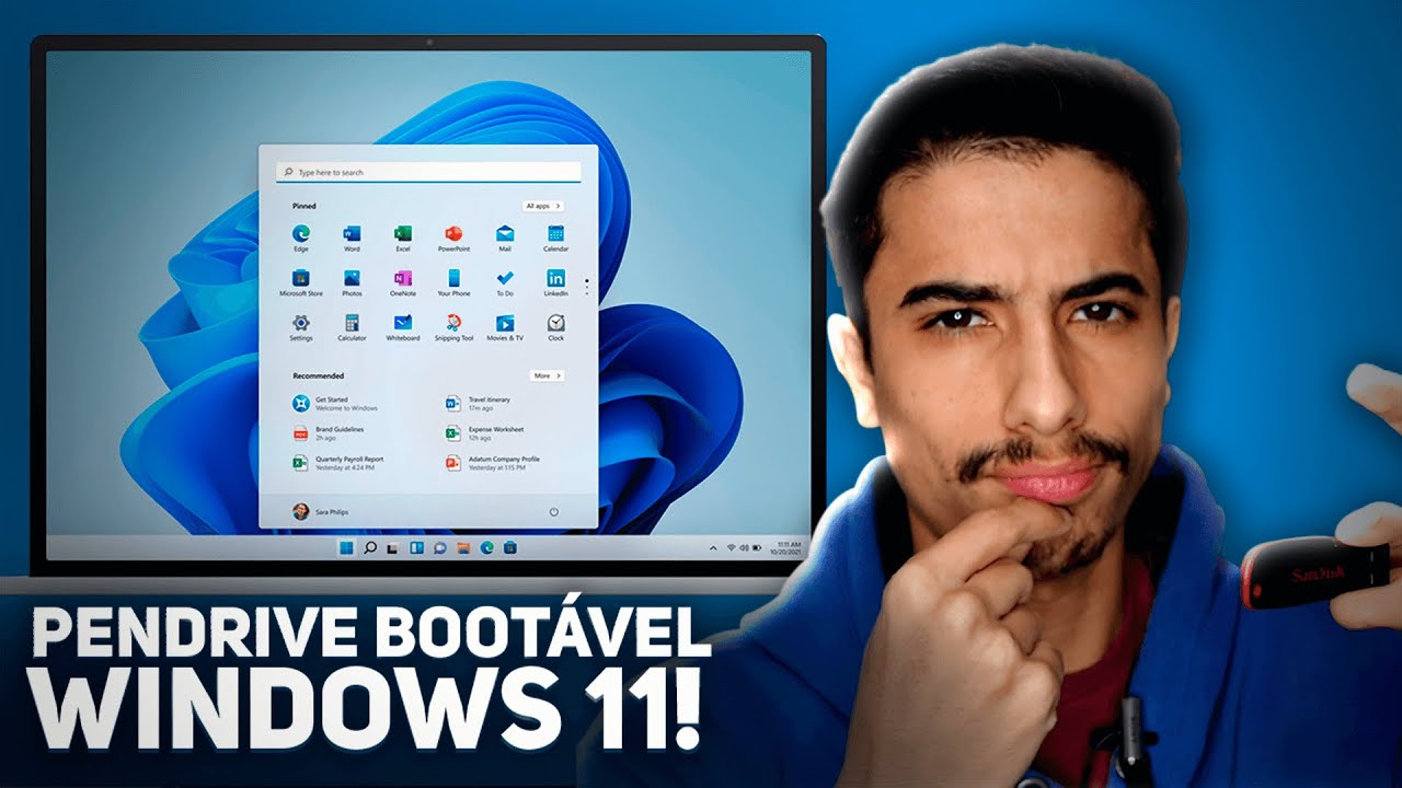 Como CRIAR UM PENDRIVE BOOTÁVEL com WINDOWS 11!
