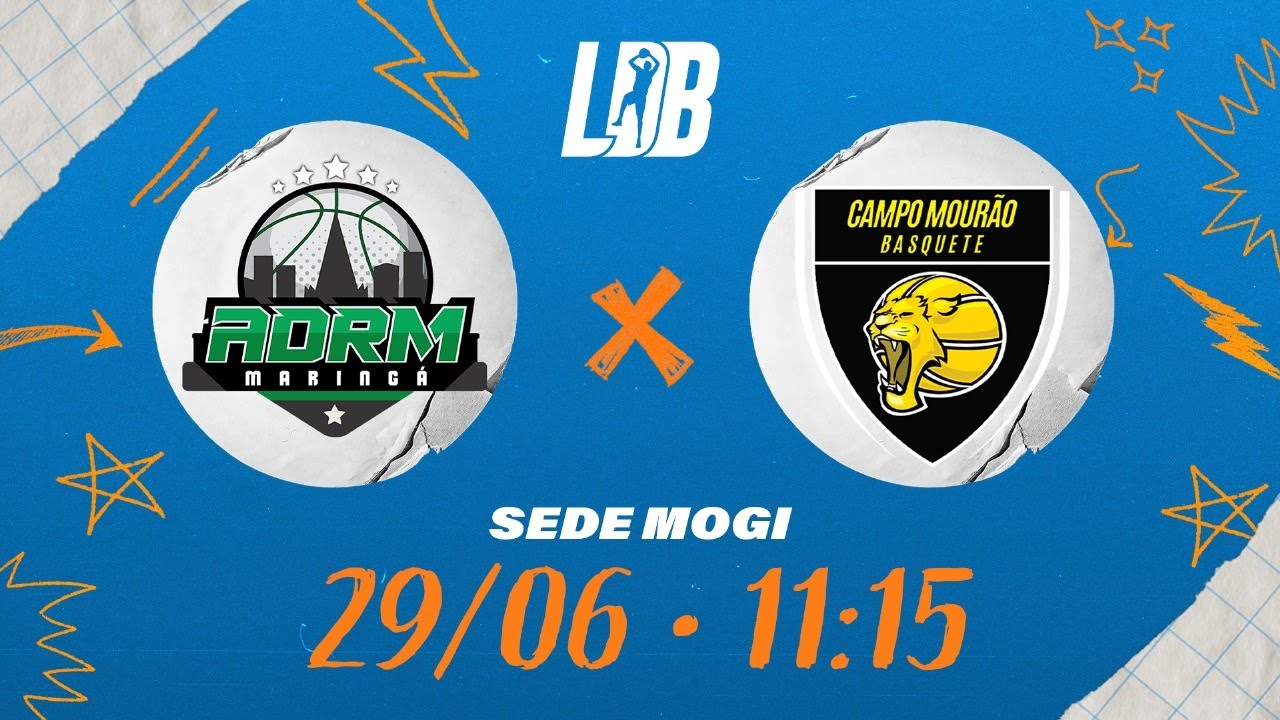LDB 2025 | ADRM Maringá x Campo Mourão | 1ª Fase | Sede Mogi | 29/06/2025 | 11:15