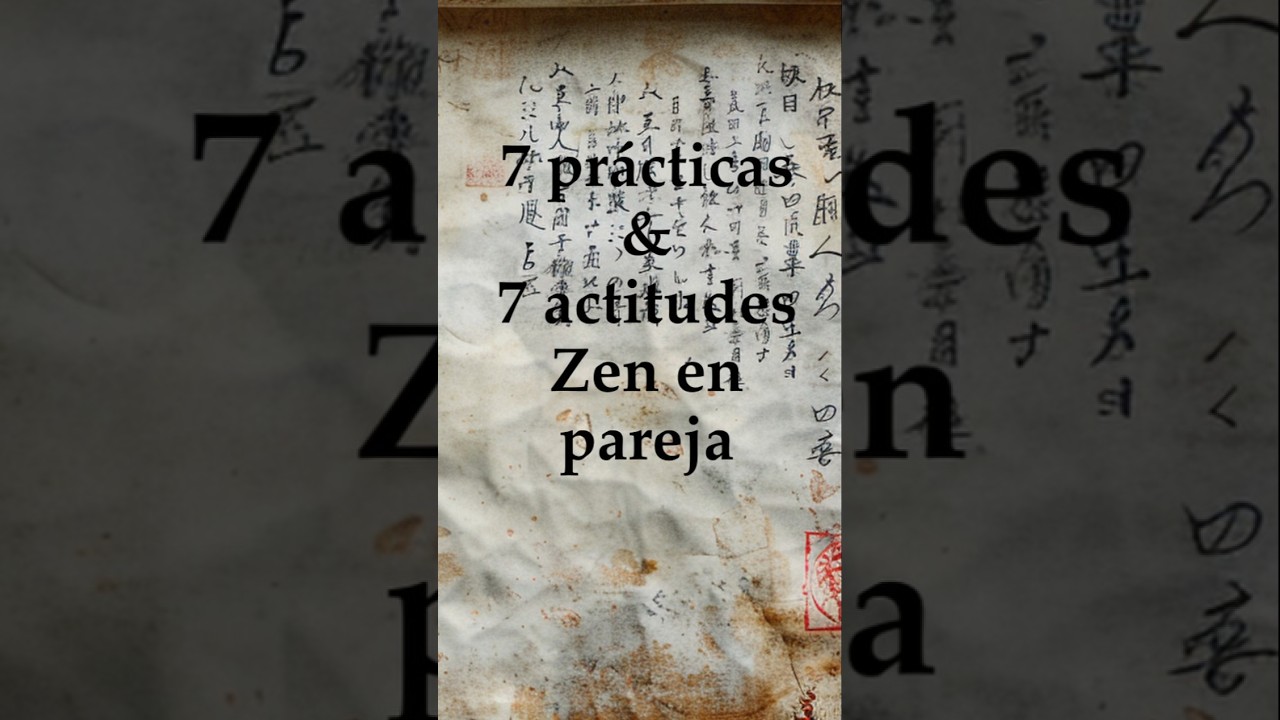 7 pr&aacute;cticas & 7 actitudes Zen. #vidazen  #historiazen #amorzen #sabiduriazen  #filosofiazen  #shorts