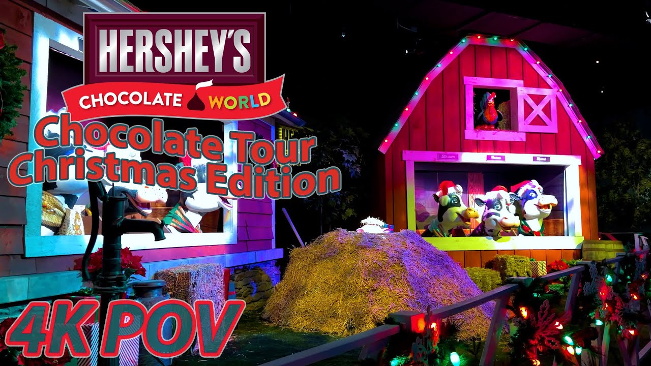 ALL NEW Holiday Chocolate Tour Ride at Hershey's Chocolate World | 4K POV | November 2025