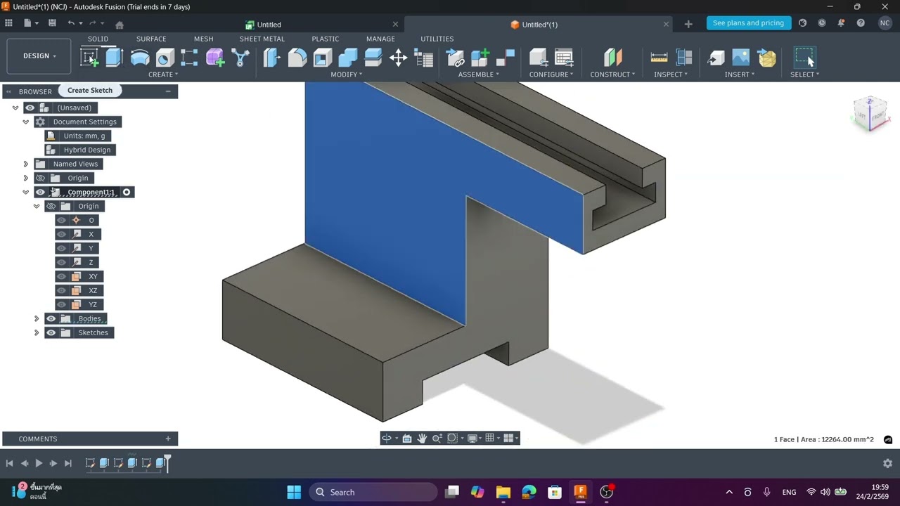 Fusion 360 lab1