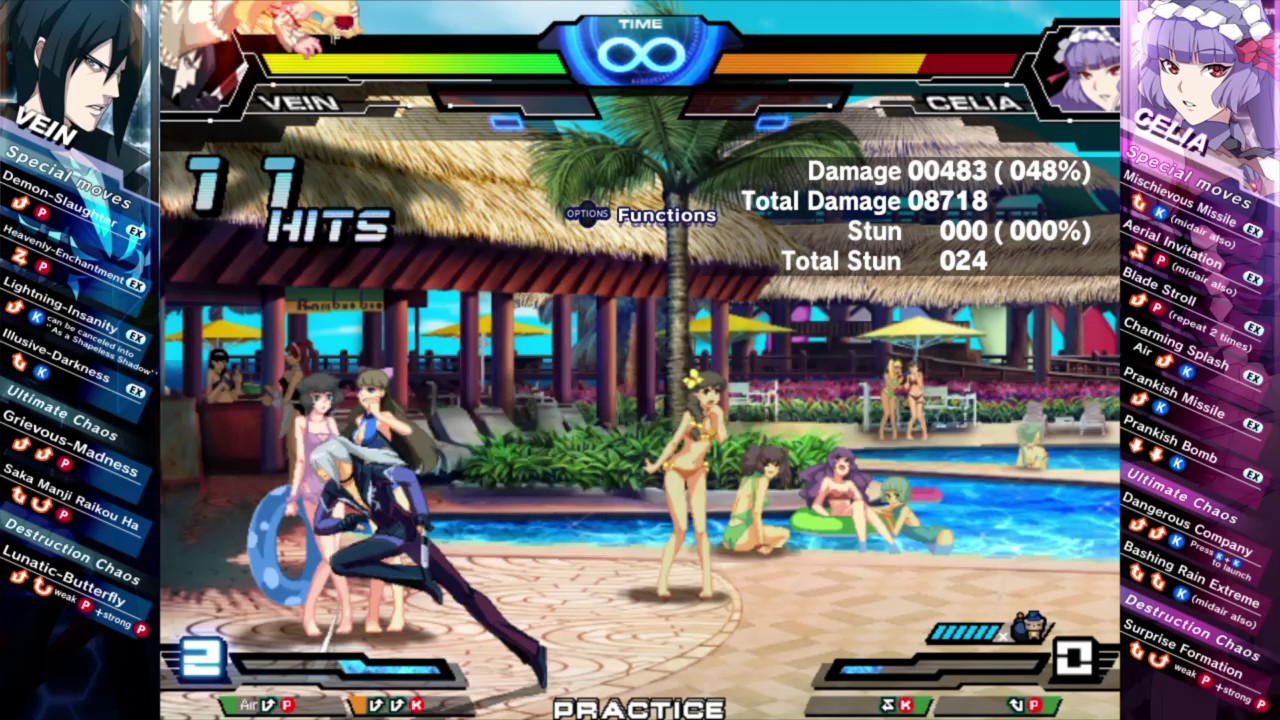 CHAOS CODE: Vein counter hit dp combo