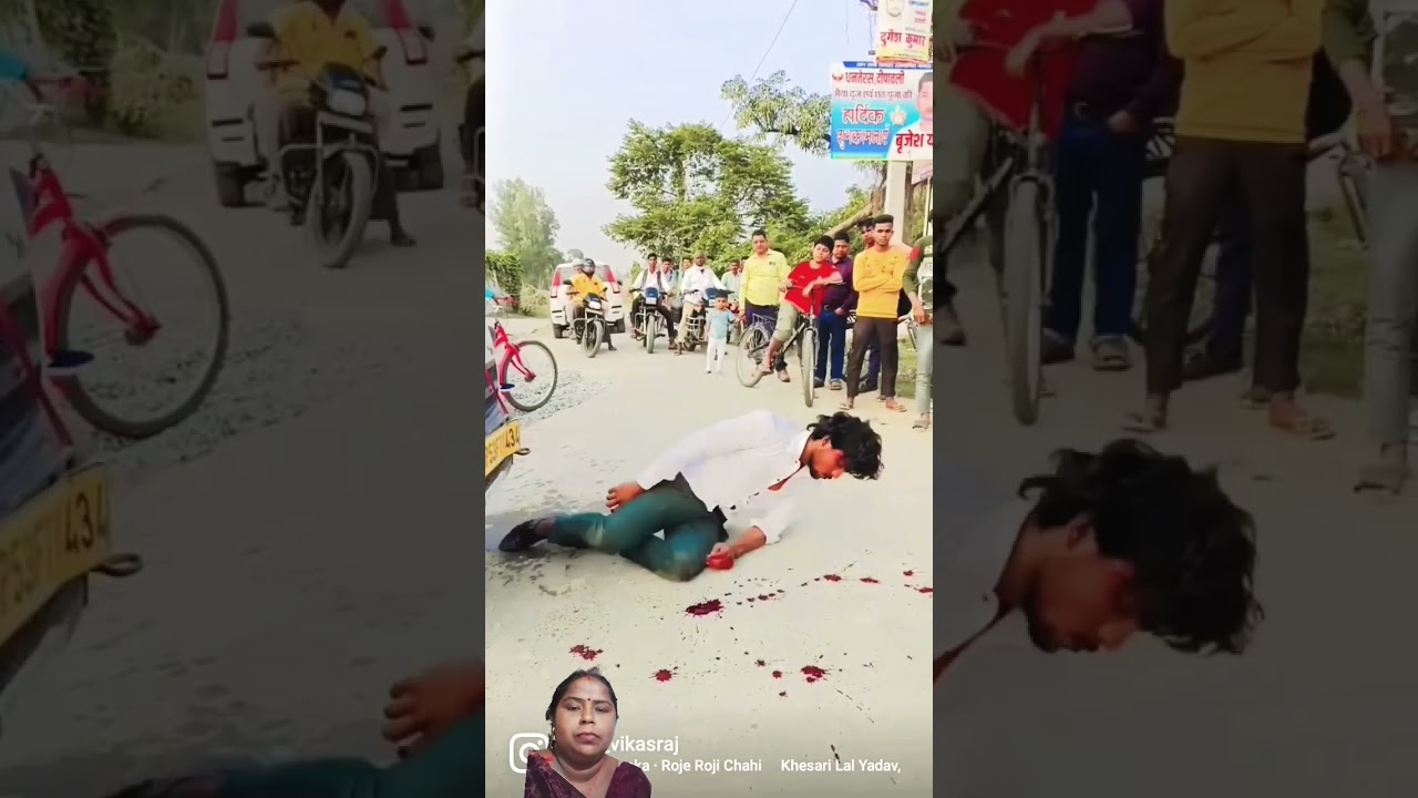 Beech road par accident ho gya hai #lovesong #comedymovies #lovesong