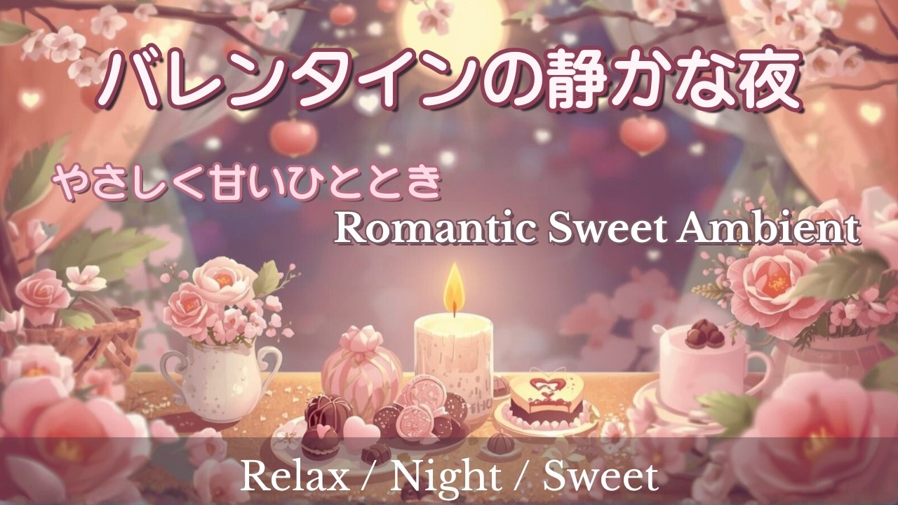 【作業用BGM】バレンタインの静かな夜 – Romantic Sweet Ambient
