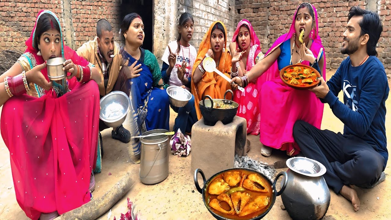 मछली के शौकीन पति पत्नी ।। Machhali Ke Saukhin ।। SAPNA LIFE COMEDY