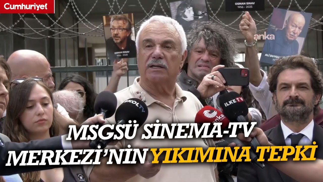MSGSÜ Sinema-TV Merkezi’nin yıkımına tepki: 'Türk sinemasının belleğini yok ettirmeyeceğiz'