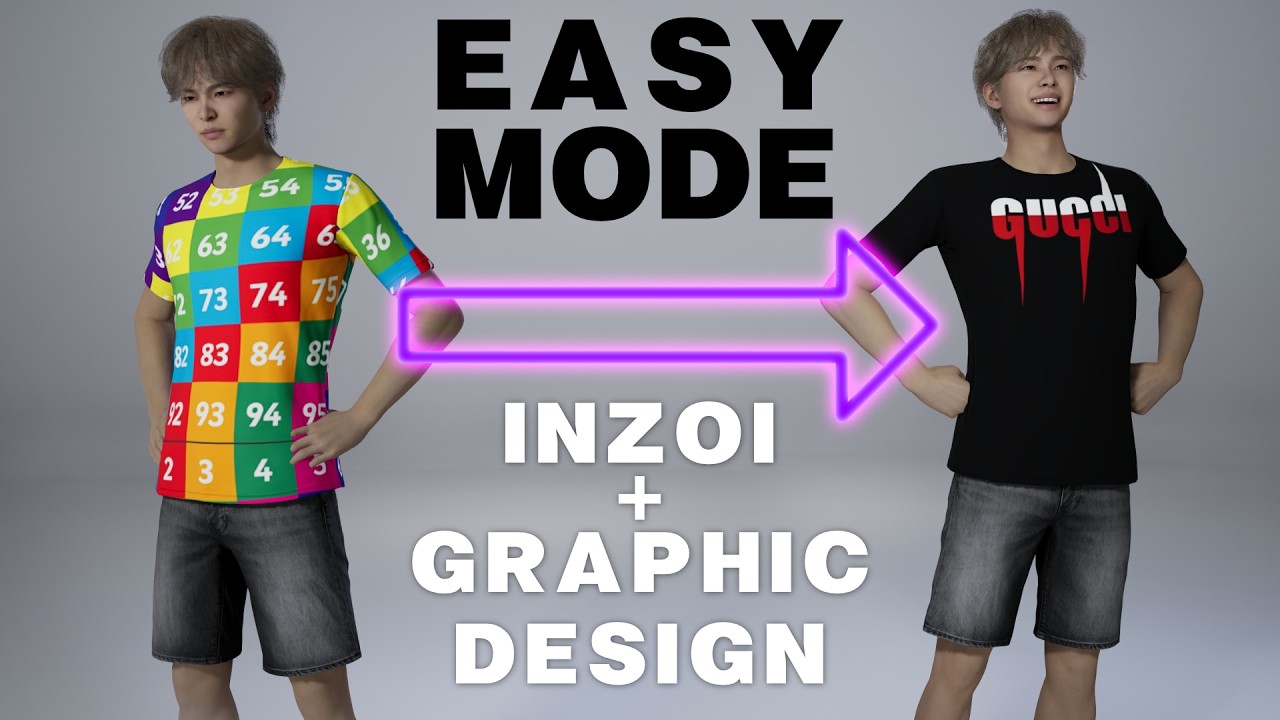 Easy Guide to Custom Inzoi Clothes and Patterns [FREE PATTERN DOWNLOAD]