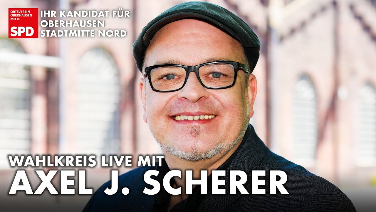Wahlkreis Live 08:  Am 13.09. Ihre Stimme f&uuml;r Axel J. Scherer!