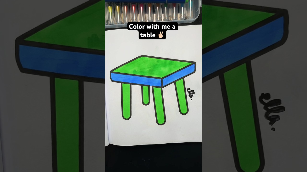 Coloring Books - table✌🏻 
