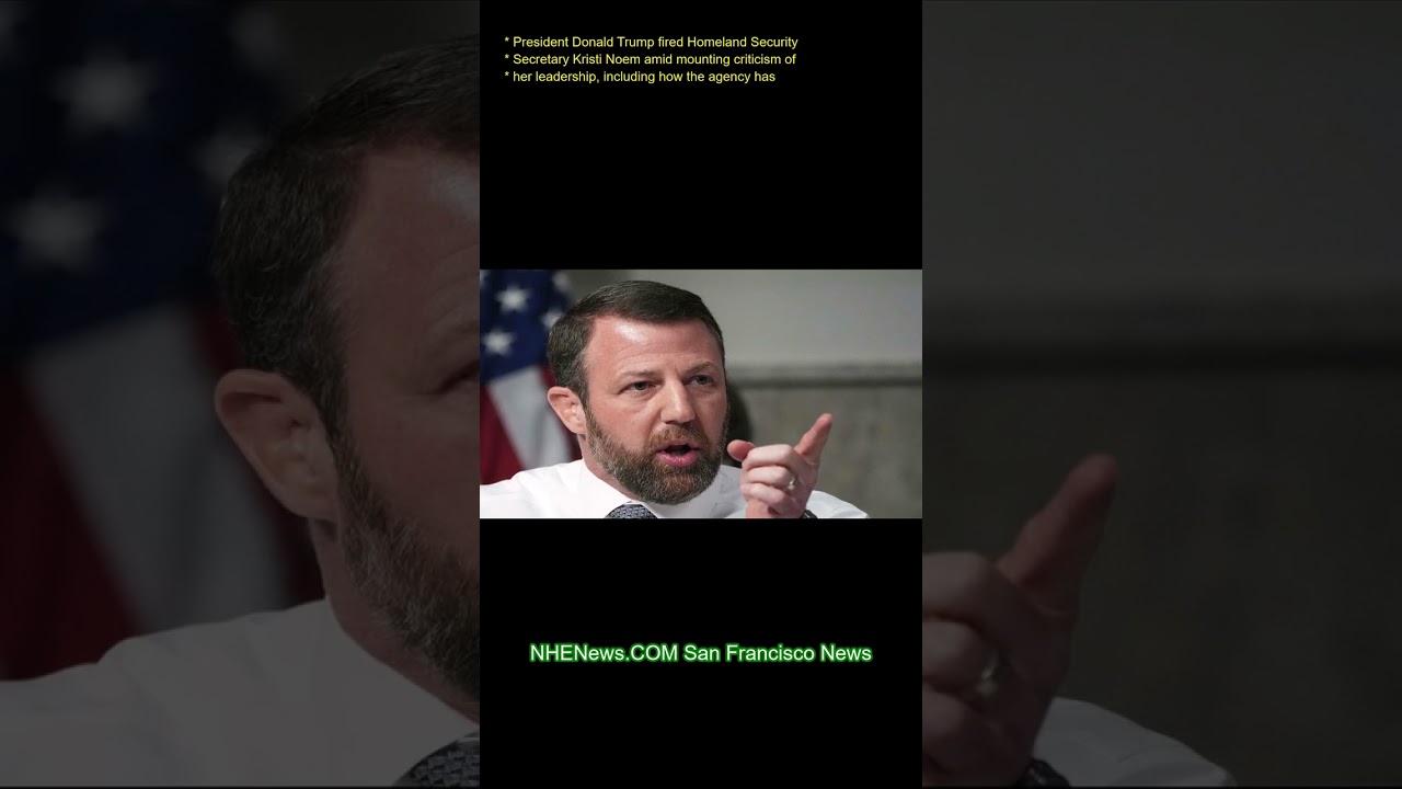 President Donald Trump fired Homeland Security Secretary Kristi Noem amid mounting criticism of her