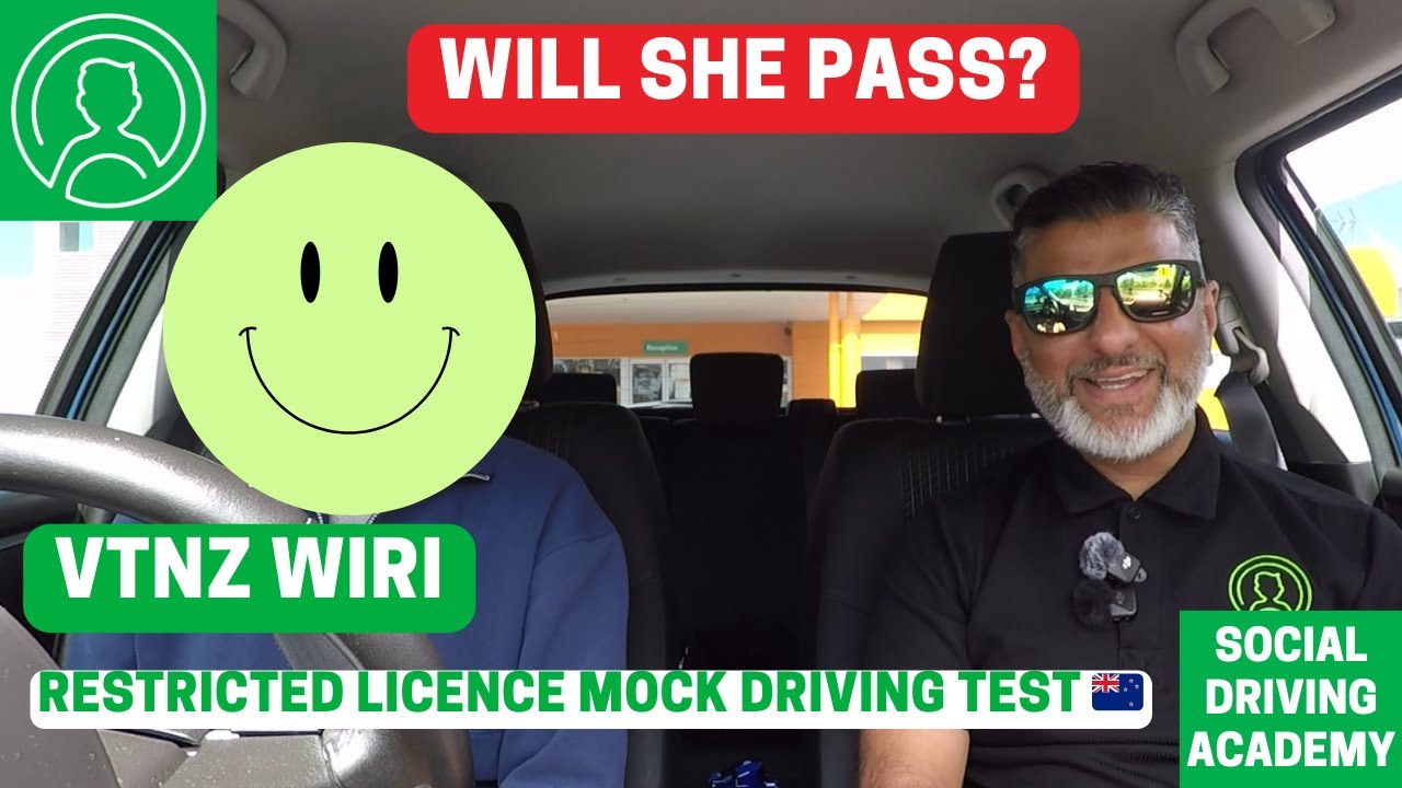 Restricted Mock Driving Test | VTNZ Wiri Route 🚗 Blind Spots, Reverse Park & Test Feedback