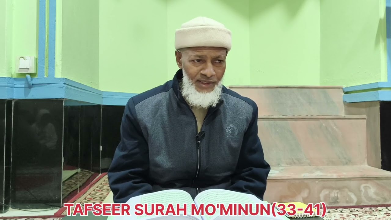 TAFSEER SURAH MO'MINUN(33-41)|RASUL HAMESHA INSANON HI ME SE HUEHAIN, ETRAZ BEJA HAI..|M_HASAN HABIB