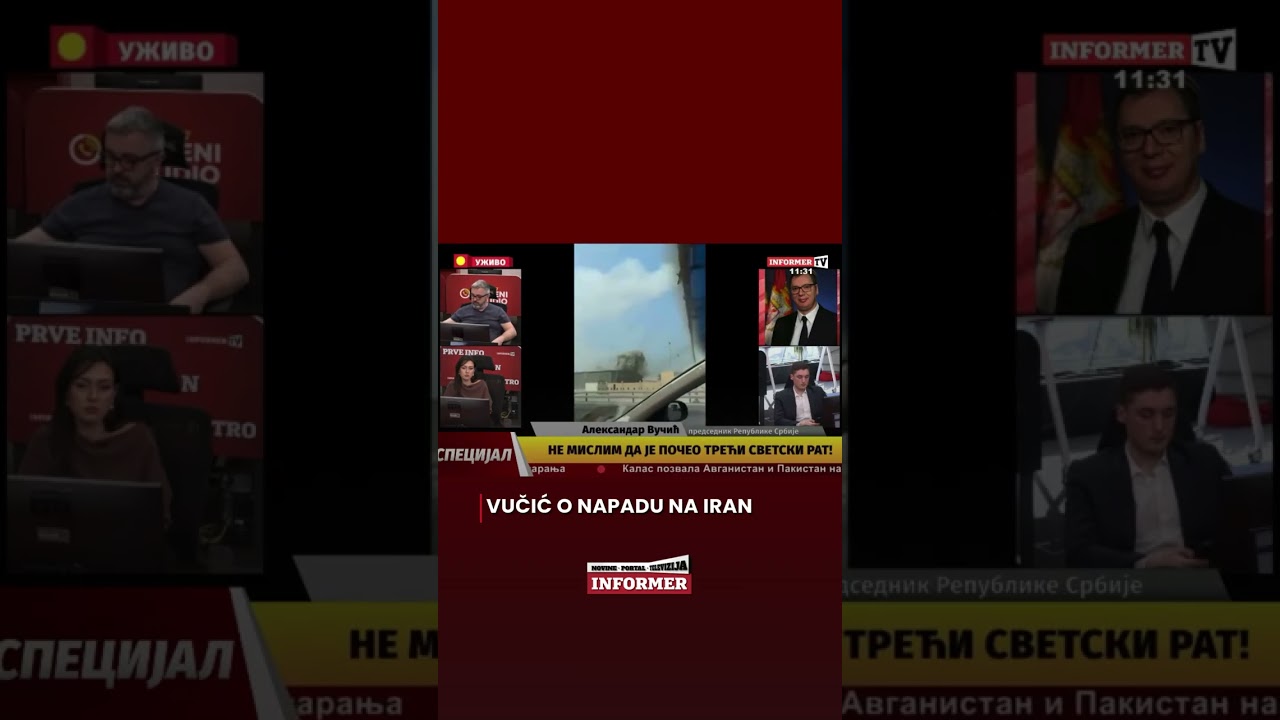 Predsednik Srbije Aleksandar Vučić govori na TV Informer o današnjim dešavanjima vezanim za Iran!