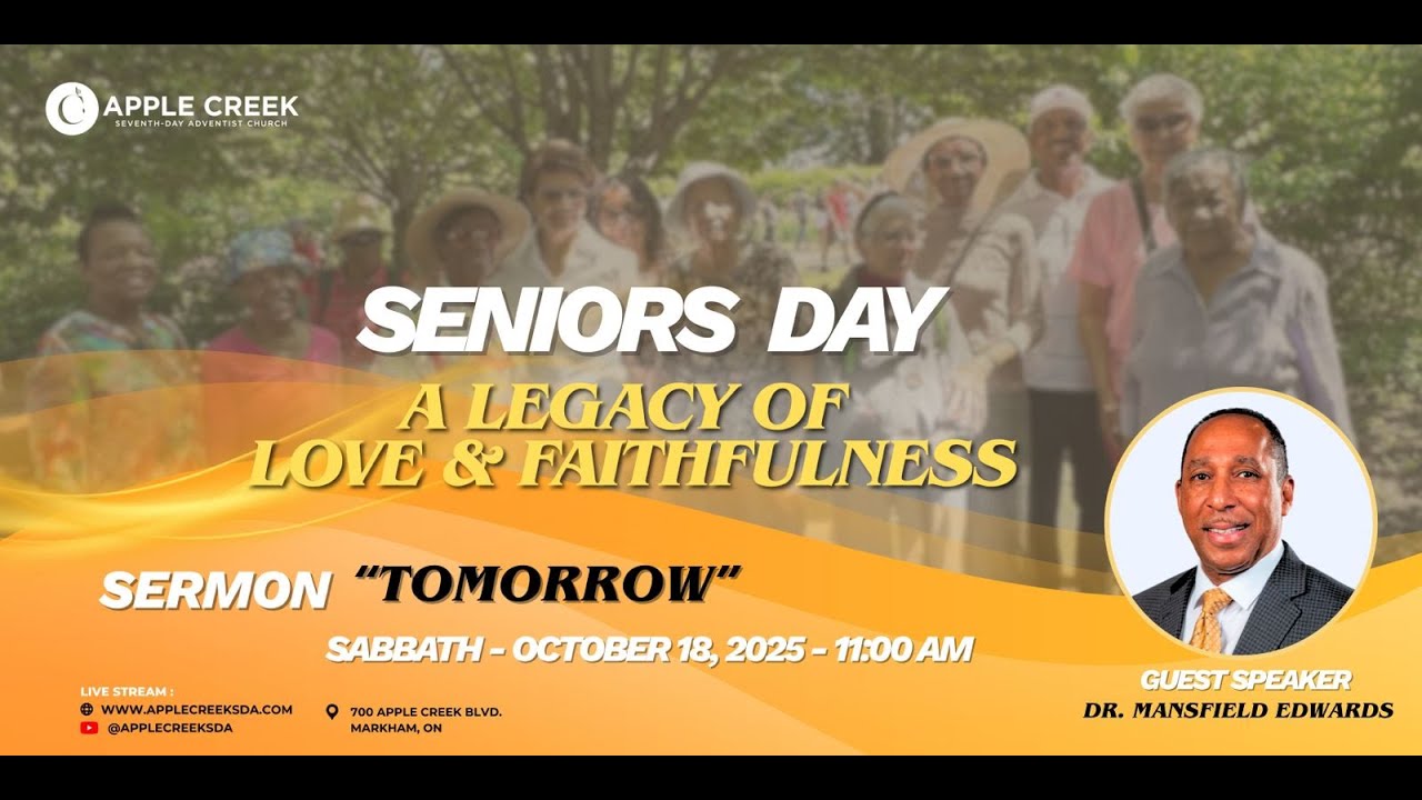 Apple Creek Seventh-day Adventist Church - Sabbath Service (Seniors Day) - October 18, 2025