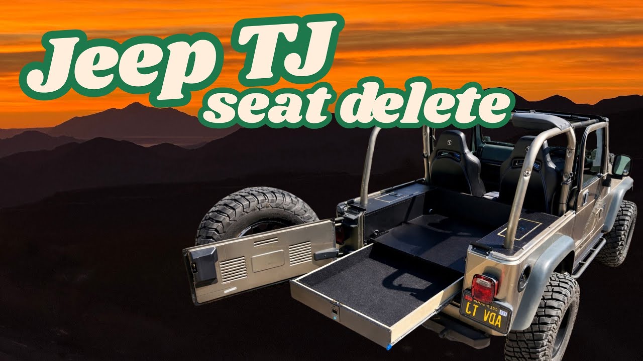 Jeep Wrangler TJ Rear Seat Delete | The Best Storage & Security Setup