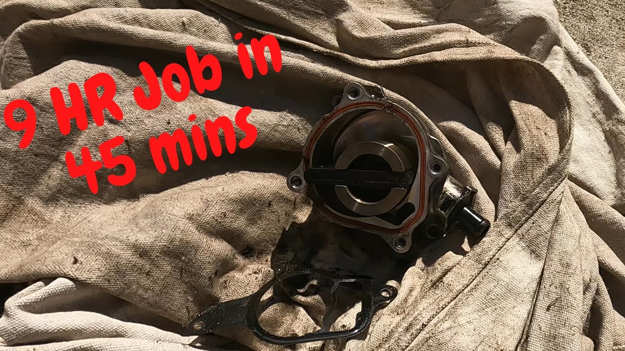 VW 2.5 Vacuum Pump Removal Made Easy