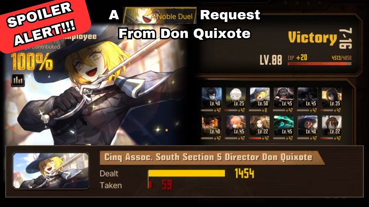 [Limbus Company] A Honour Duel! - Cinq Don Solo 7-16 (Spoiler Alert)