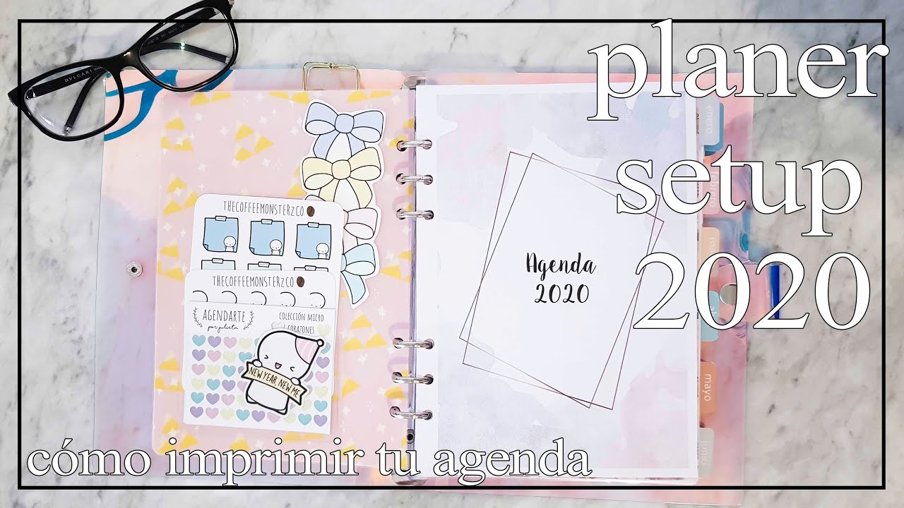 Planner Setup 2020 + Cómo imprimir tu agenda perfecta! | Julieta Jareda