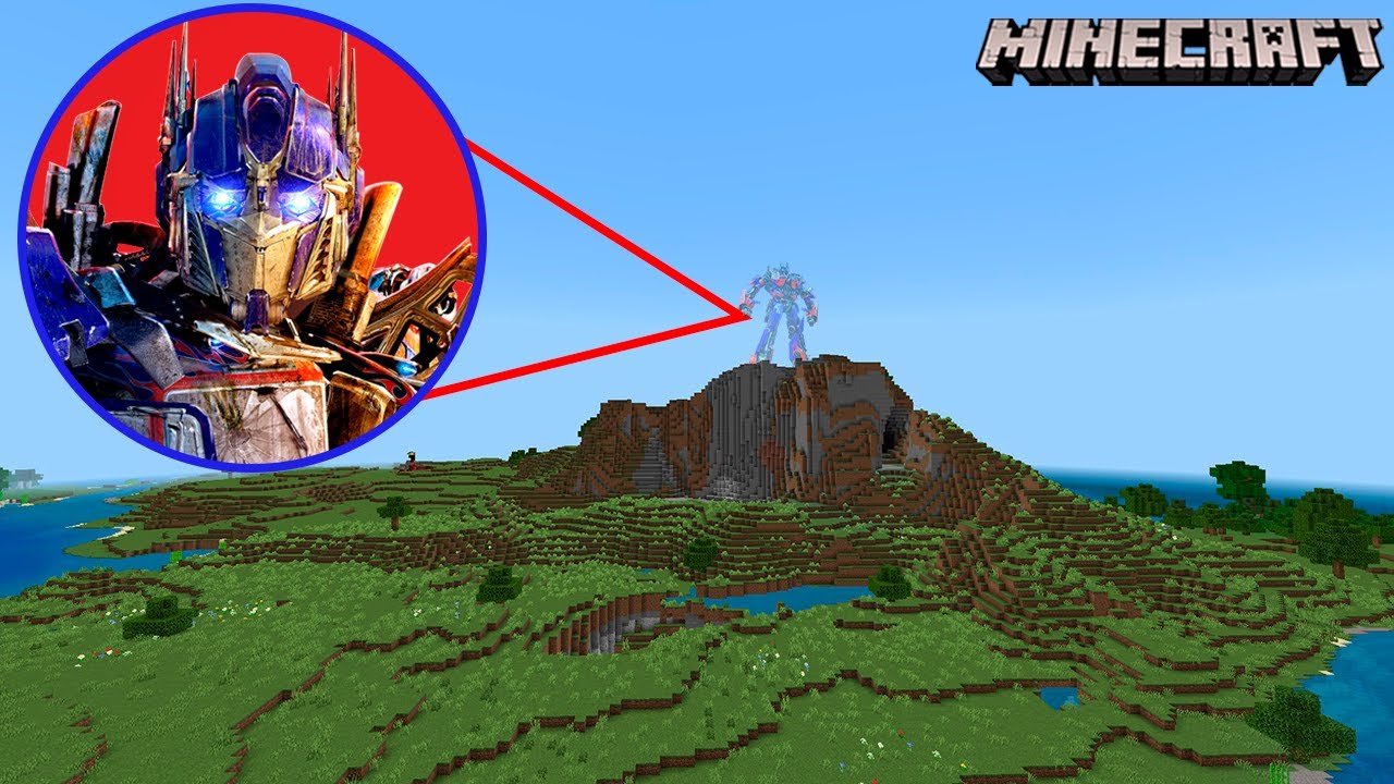 I Found Optimus Prime in Minecraft