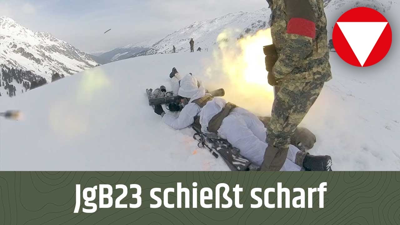 Hochgebirgs-Jägerbataillon 23 schießt am Truppenübungsplatz Wattener Lizum