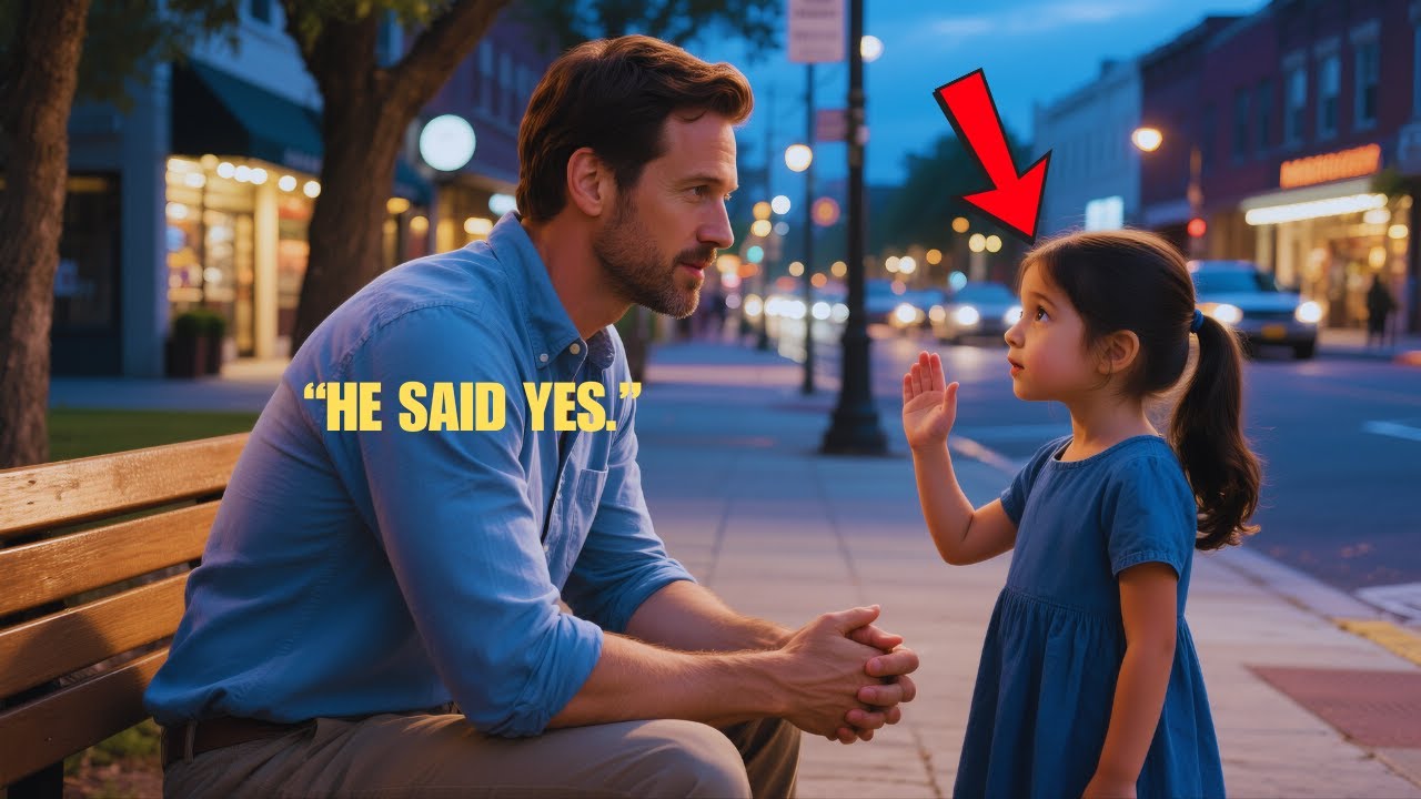 Mister, can you pretend to be my mommy's date   the little girl asked, what the single dad did n