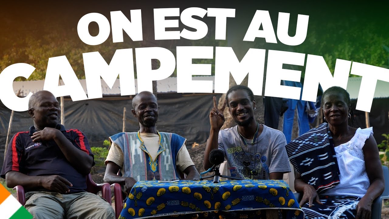 UNE JOURNÉE AU CAMPEMENT  🇨🇮  | VLOG BOUAKÉ #3