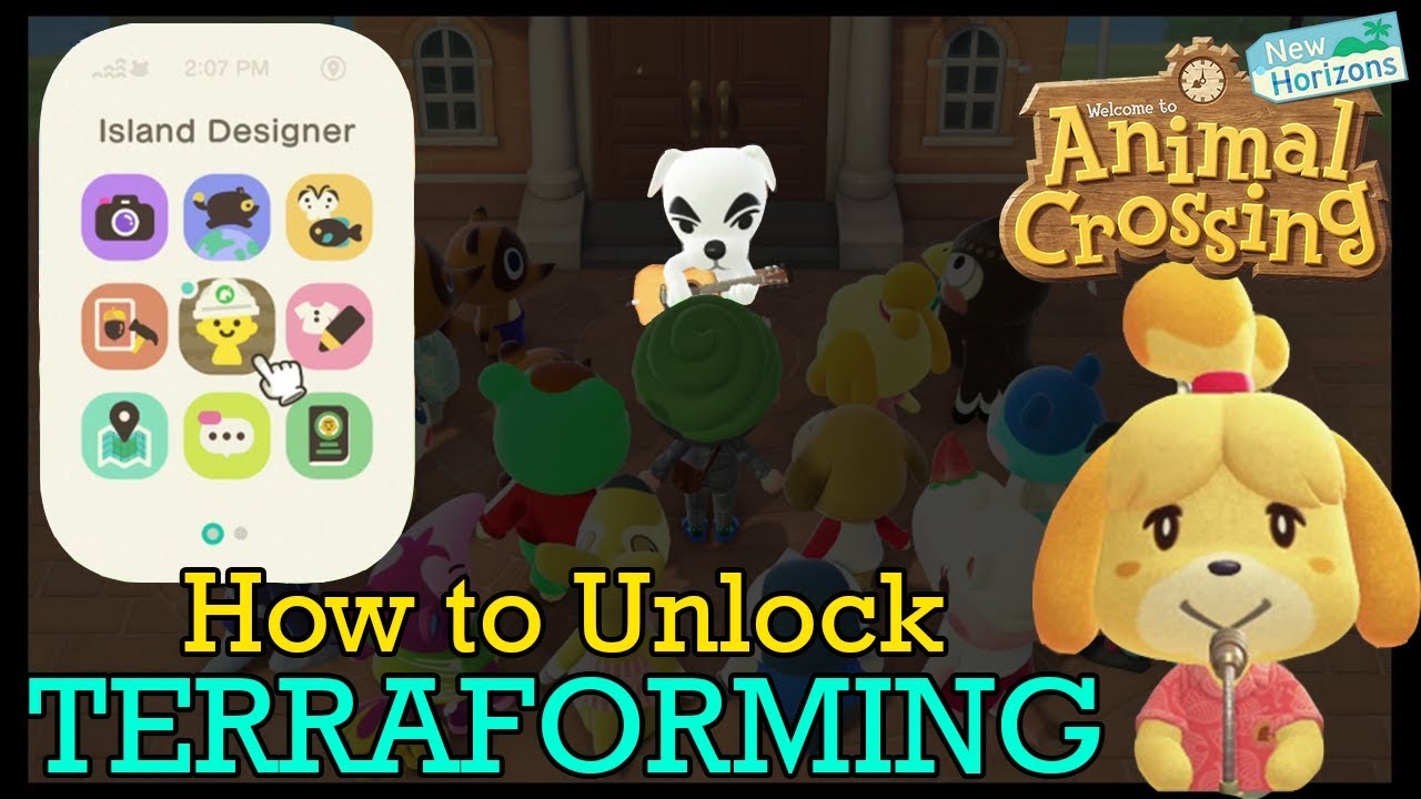 K.K. Slider Concert! How to Unlock TerraForming | Animal Crossing New Horizons |