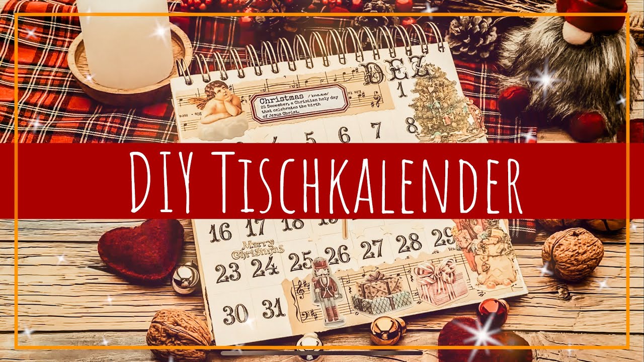 Journal with me #13/24 | DIY Tischkalender | Monatsdeko Dezember | Weihnachtsjournaling | deutsch