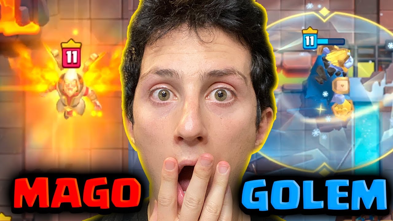 NUEVOS HEROES ROTISIMOS en Clash Royale... MAGO VS GOLEM HEROE