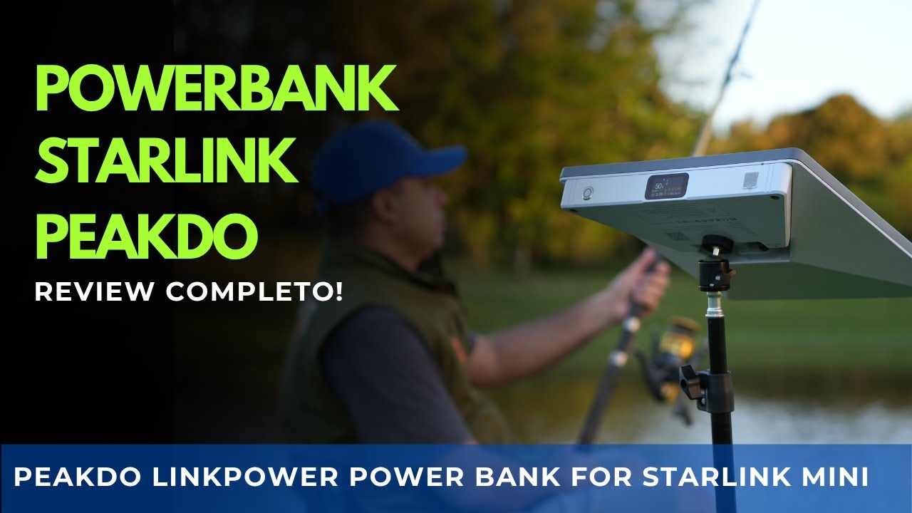 POWERBANK PEAKDO STARLINK! Review completo do PeakDo LinkPower para Starlink Mini #powerbank