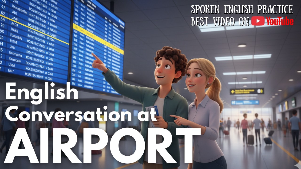 Airport English Conversation: Travel Tips, Real Dialogues & Beginner English Practice