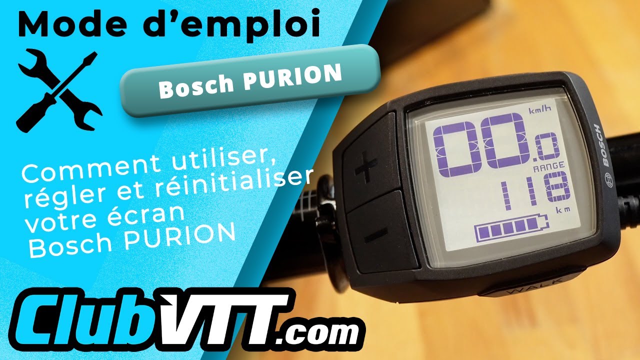 Mode d'emploi écran Bosch Purion. Guide complet pour utiliser et régler votre écran Purion. - 711