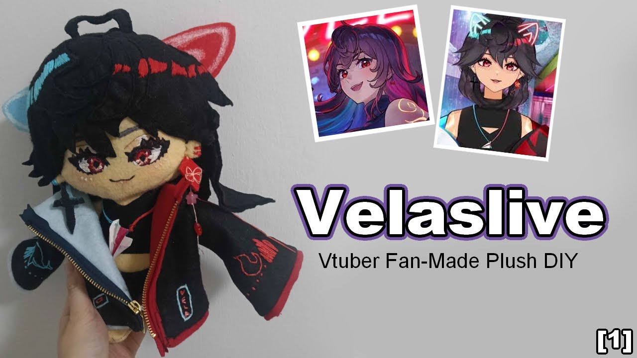 VTUBER FAN PLUSH  - @/velaslive [Tutorial]