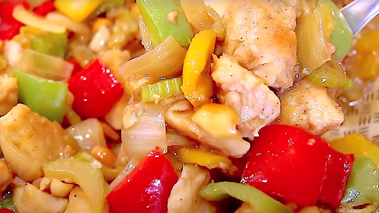 SE VOCÊ SOUBESSE COMO É GOSTOSO COMER ASSIM.. VOCÊ FARIA AGORA! FRANGO XADREZ-FÁCIL-Isamara  Amâncio