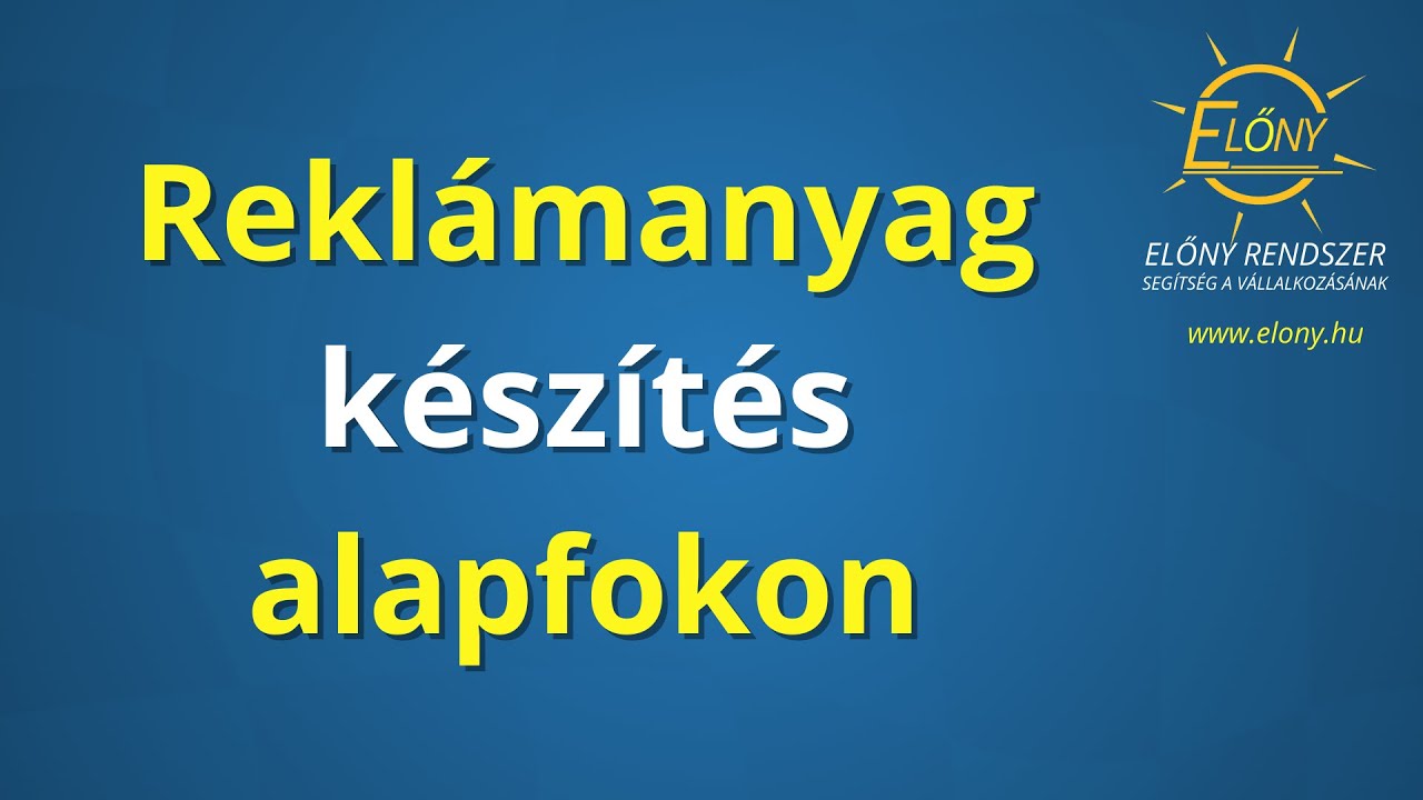 2025-03-19 - Reklámanyag készítés alapfokon