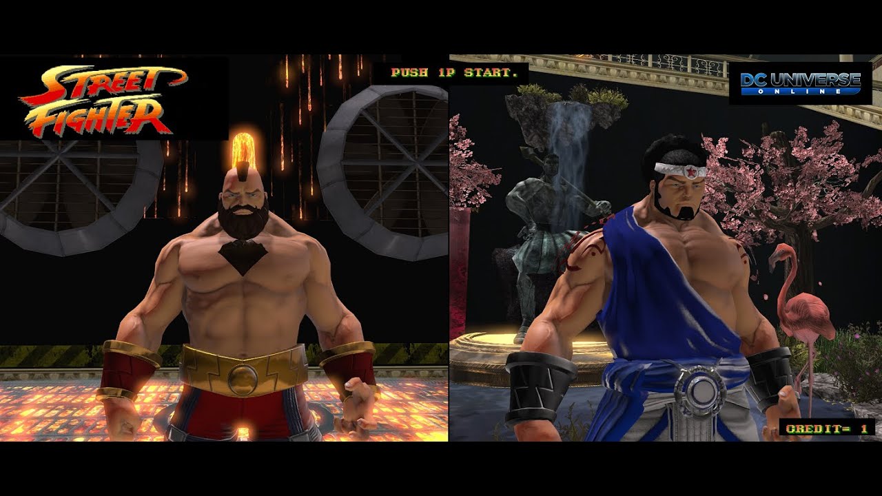 Street Fighter- Zangief and E.Honda Style Dcuo