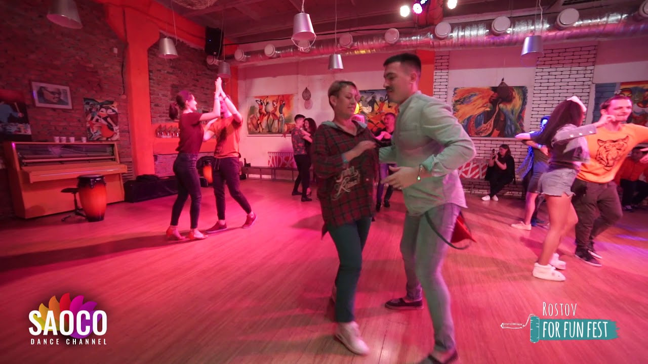 Evgeniy Morozov and Maya Yafaeva Salsa Dancing at Rostov For Fun Fest (Russia), Fri 01.11.2019 (SC)