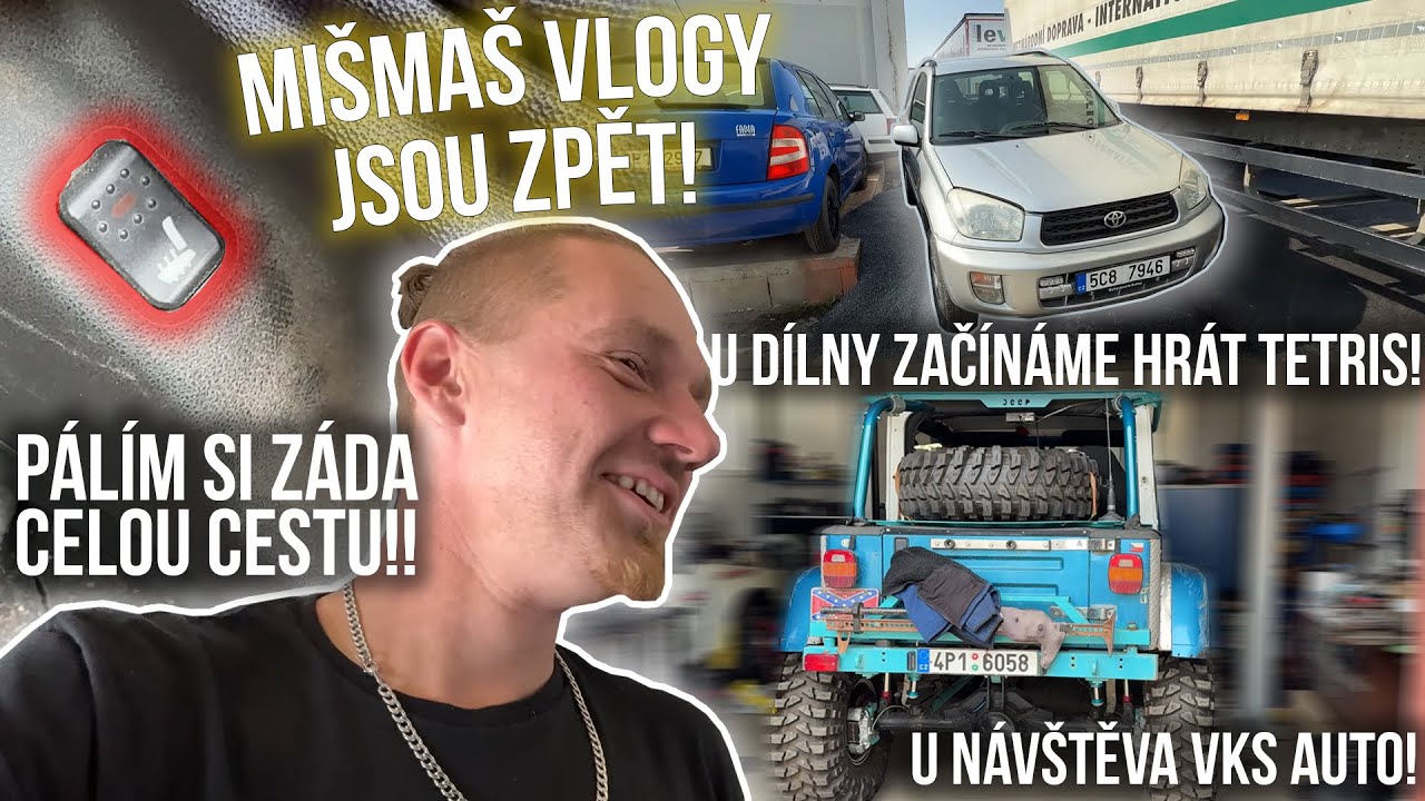 Návrat MIŠ MAŠ Vlogů Jako dřív ! 👊 Námrd Práce a Aut 🚗 Miš Maš Vlog_179 #bezkomprese