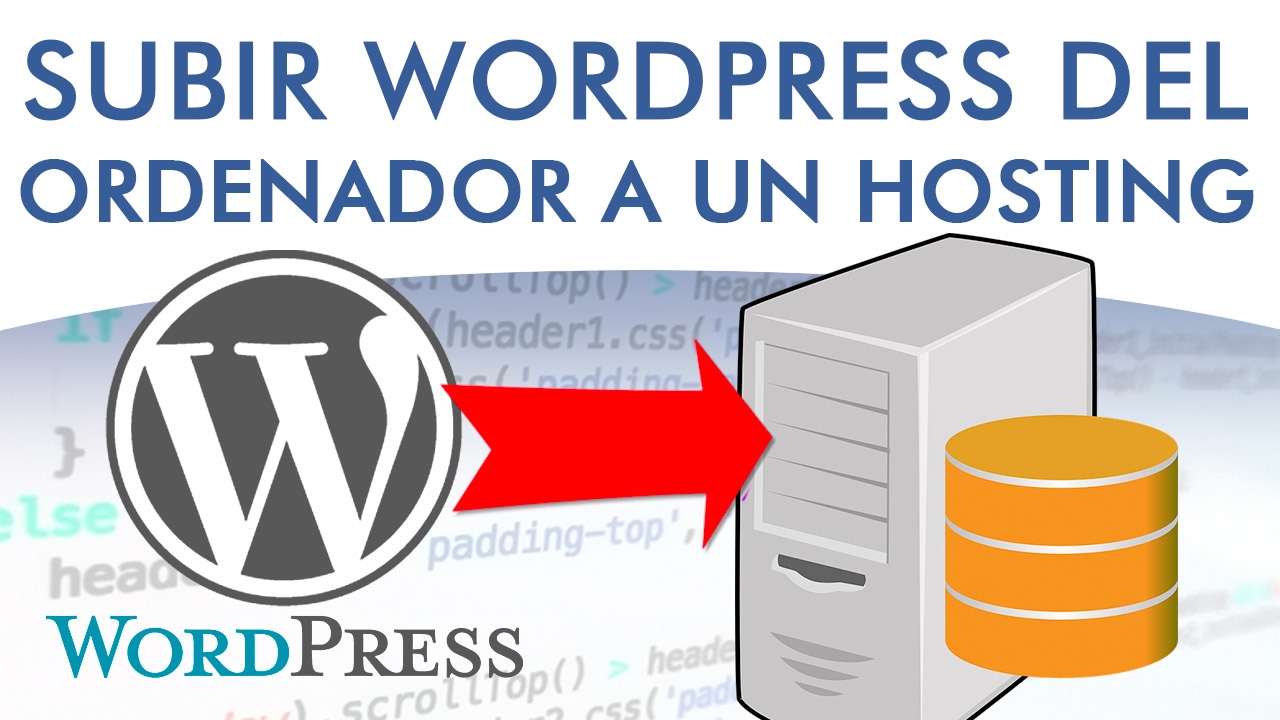 🔵 Cómo migrar o subir una web de localhost a un servidor online o hosting
