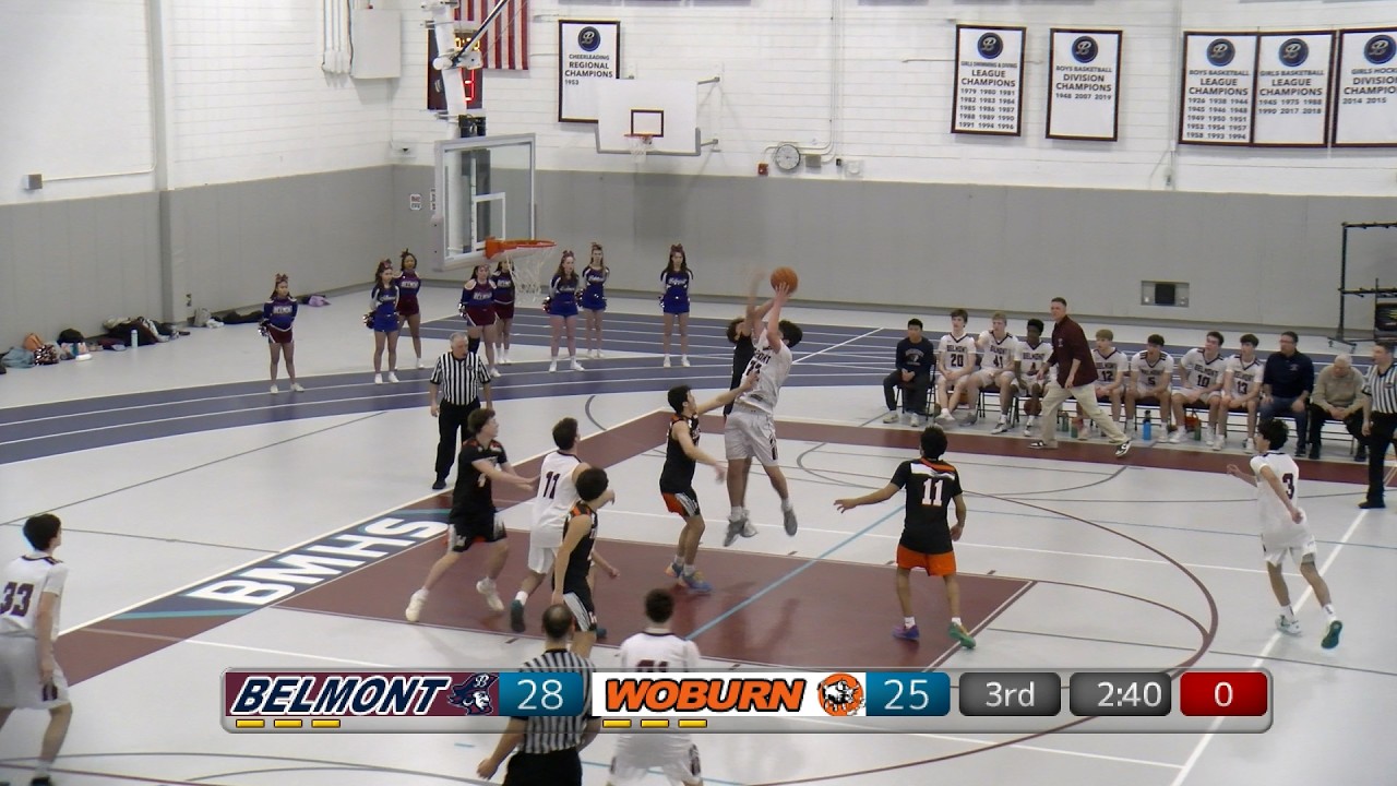 Belmont HS Boys Varsity Basketball: Marauders vs Woburn Tanners, 02/03/26