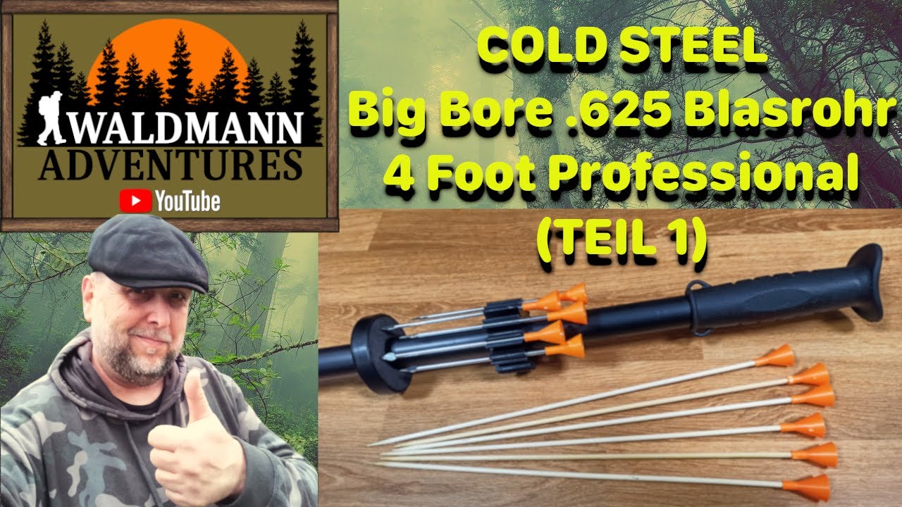 Cold Steel Blasrohr Big Bore .625  4 Foot Professional