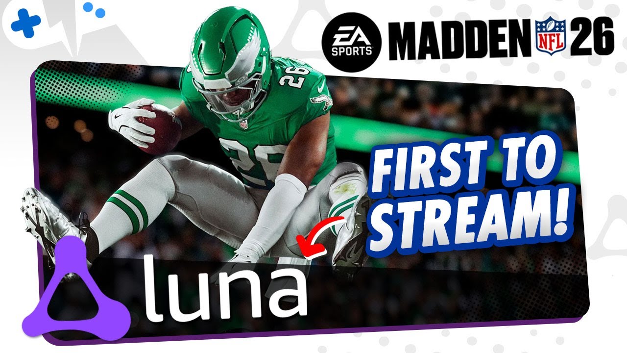 Play EA Sports MADDEN NFL 26 on the FIRST Platform able to Stream it!