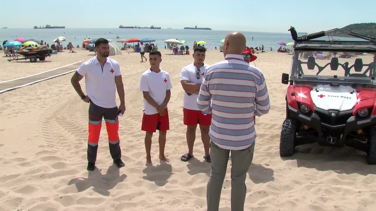 Cruz Roja propuesta para el servicio de socorrismo y salvamento en las playas de Algeciras