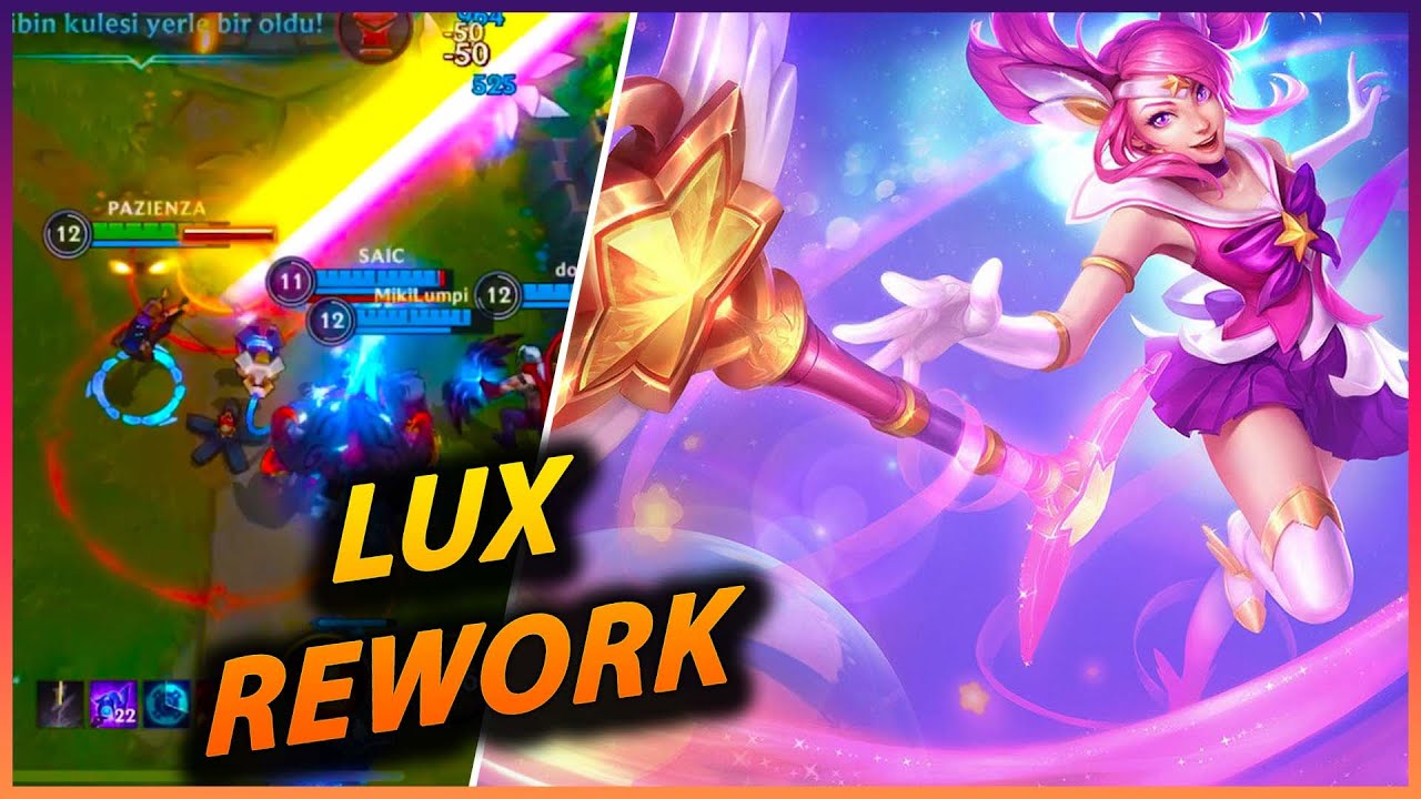 WILD RIFT EN IYI REWORK! | LUX MID ÖĞRETİCİ GAMEPLAY |